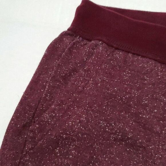 Aeropostale Burgundy College Comfy Athleisure Loungewear Sweat Joggers - Picture 4 of 11
